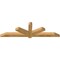 Ekena Millwork Kennewick Rough Sawn Timber Gable Bracket, Western Red Cedar, 72"W x 21"H x 4"D x 4"F, 7/12 Pitch GBW072X21X0404KEN00RWR - alternate 2